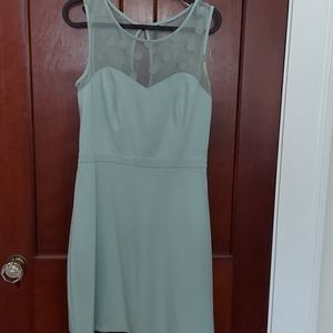 Sea foam green dress